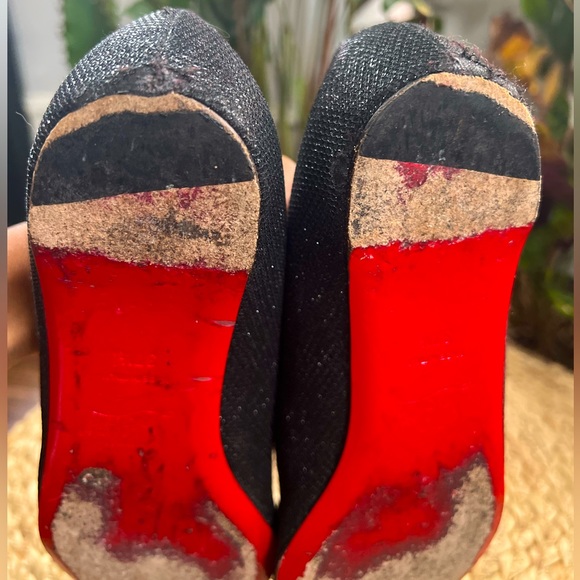 Coramia Flat black glitter ballerina - Picture 7 of 12